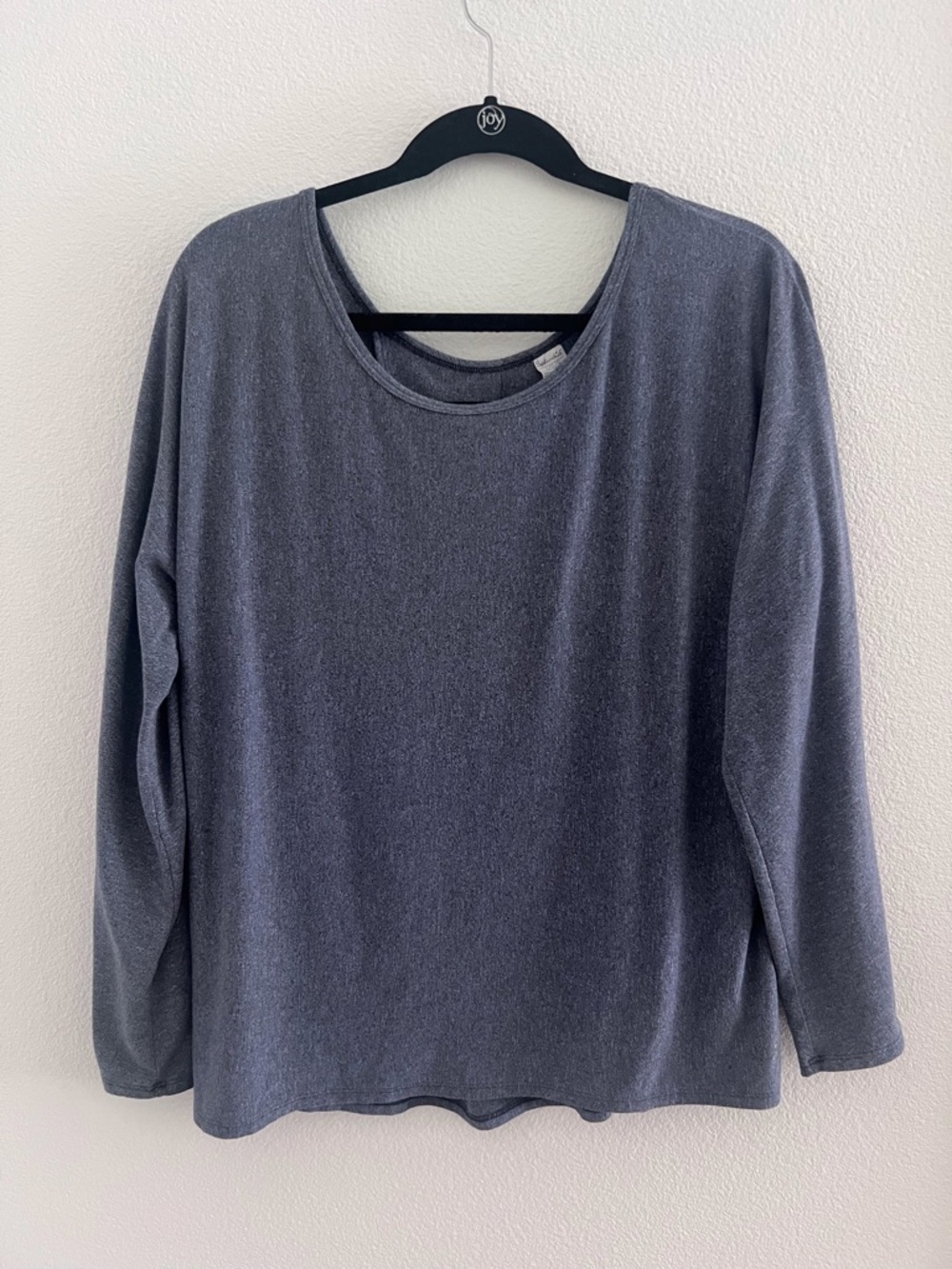 Splendid Scoop Neck Open Back Long Sleeve